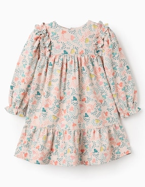 Vestido Zippy manga globo para niña