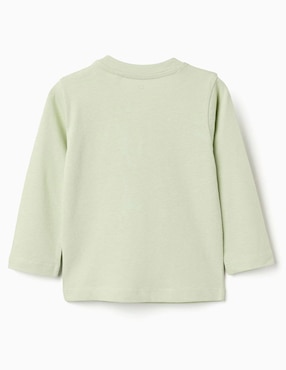Playera Zippy manga larga para bebé