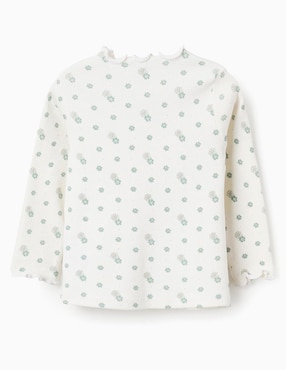 Playera Zippy manga larga para bebé niña