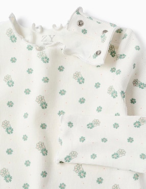 Playera Zippy manga larga para bebé niña