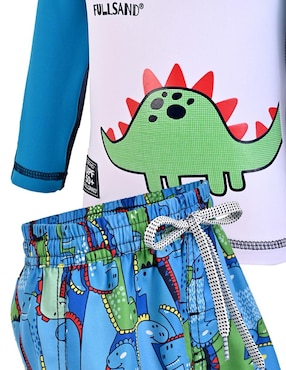 Conjunto traje de baño Fullsand Dino Fantasia para niño
