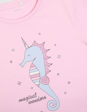 Playera Name It manga corta para niña