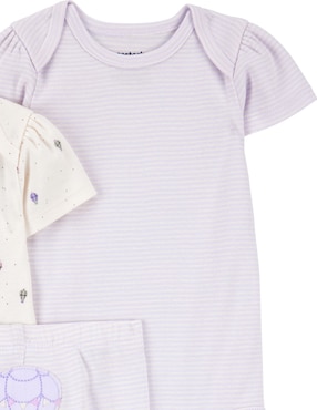 Conjunto Carter's de algodón para bebé niña