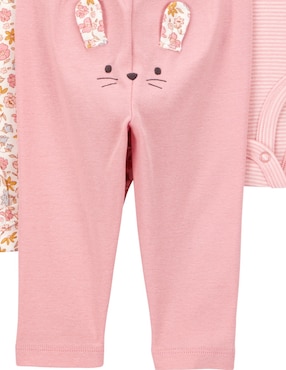 Conjunto Carter's de algodón para bebé niña