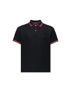Playera tipo polo psycho bunny de algodón para niño