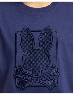 Playera Psycho Bunny HD24 manga corta para niño