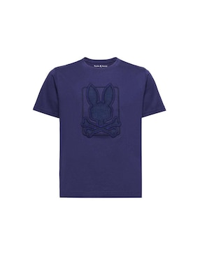 Playera Psycho Bunny HD24 manga corta para niño