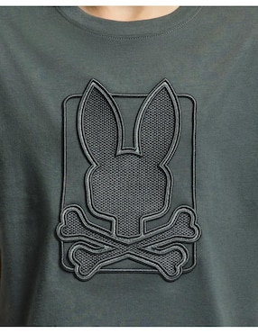 Playera Psycho Bunny HD24 manga corta para niño