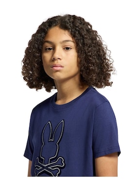 Playera Psycho Bunny HDd24 manga corta para niño