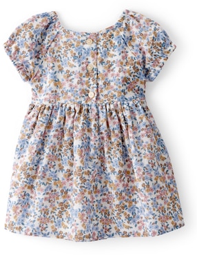 Vestido con calzón Oshkosh manga globo para bebé niña