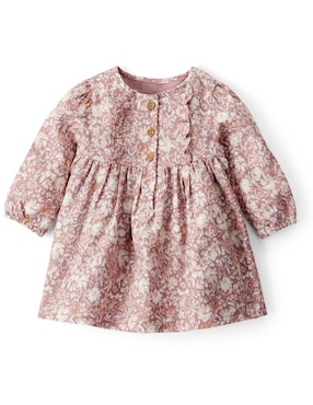 Vestido con calzón Oshkosh manga regular para niña
