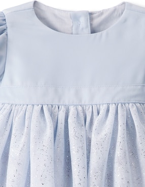 Vestido Oshkosh manga globo para bebé niña