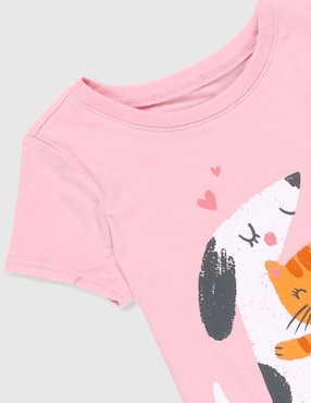 Playera The Children's Place manga corta para bebé niña