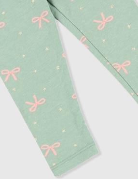 Set legging Fiorella para bebé niña