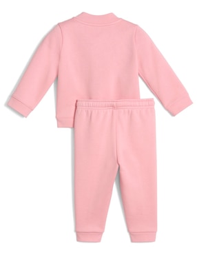 Conjunto Puma minicats fullzip fl inf de algodón para bebé niña