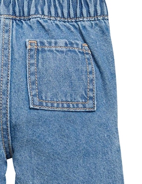 Jeans flare Old Navy lavado obscuro para bebé niña