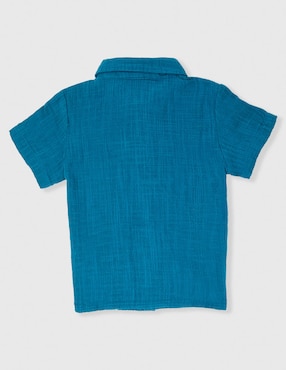 Camisa casual Cat & Jack de algodón manga corta para bebé niño