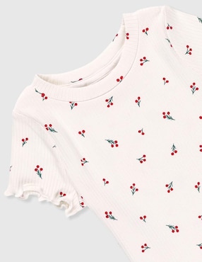 Playera Cat & Jack manga corta para bebé niña
