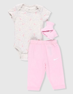 Conjunto deportivo Nike de algodón para bebé niña