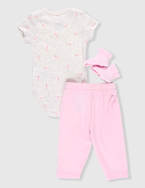 Conjunto deportivo Nike de algodón para bebé niña