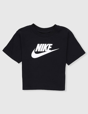 Playera Nike manga corta para bebé niña