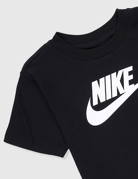 Playera Nike manga corta para bebé niña