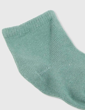 Set de calcetín Little Me de algodón para bebé niña 8 pares