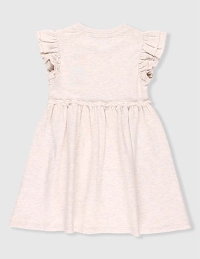 Vestido Piquenique Babies manga volantes para niña