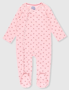 Set de mamelucos Piquenique Babies de algodón para niña