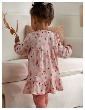 Conjunto vestido Gerber manga acampanada para niña