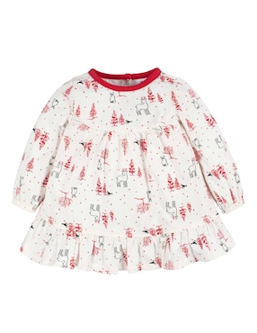 Conjunto vestido Gerber manga acampanada para niña