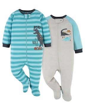 Set de mamelucos Gerber de algodón para bebé niño