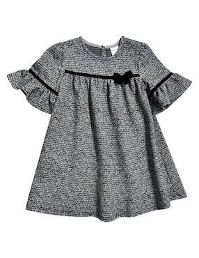 Vestido Fiorella manga mariposa para bebé niña