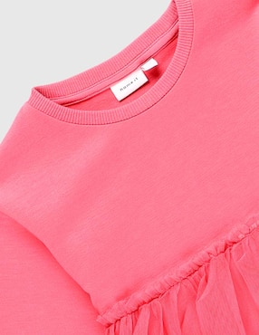 Vestido Name It manga larga para bebé niña