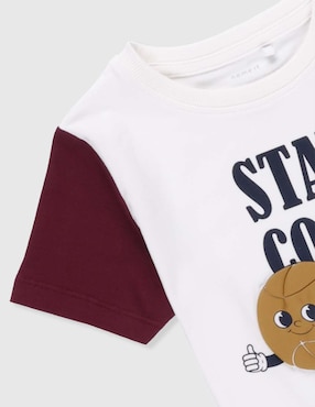Playera Name It manga corta para niño
