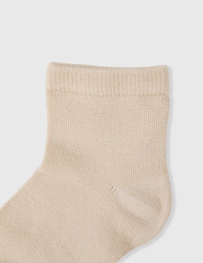 Set de calcetín Mon Caramel Basics para bebé niña 8 pares