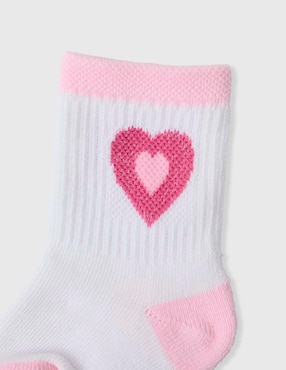 Set de calcetín Mon Caramel Basics de algodón para bebé niña 8 pares