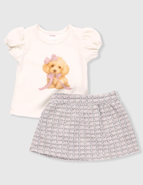 Conjunto Fiorella para bebé niña