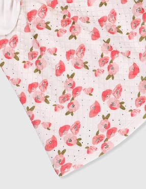Vestido Fiorella manga cap para bebé niña