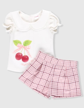 Conjunto Fiorella para bebé niña