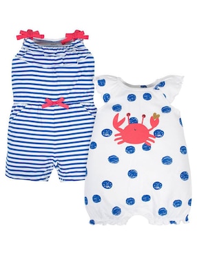 Set romper Gerber de algodón para niña
