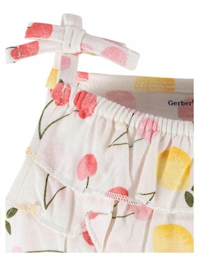 Romper Gerber de algodón para bebé niña