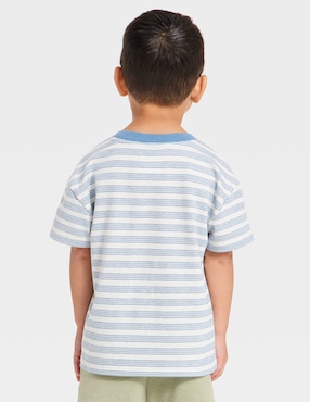 Playera Cat & Jack manga corta para niño