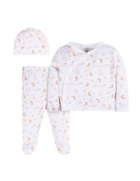 Conjunto Gerber de algodón unisex 3 piezas