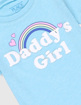 Playera The Children's Place manga corta para bebé niña