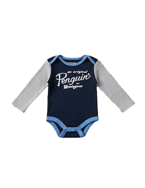 Mameluco Penguin térmico de algodón para bebé