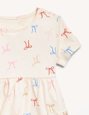 Vestido Old Navy manga regular para niña