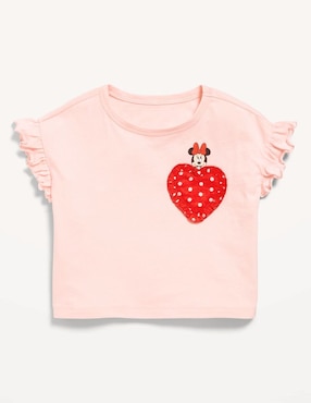 Playera Old Navy manga corta para niña