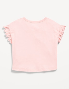 Playera Old Navy manga corta para niña