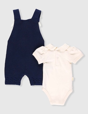 Conjunto overol Baby Creysi Collection de algodón para bebé niña